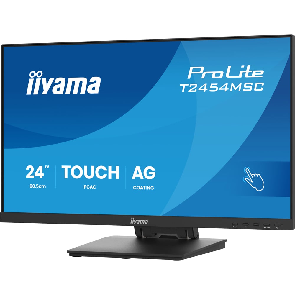 Monitor  LED IPS IIYAMA ProLite T2454MSC-B3AG, 23.8", Touch, Full HD, 83Hz, negru