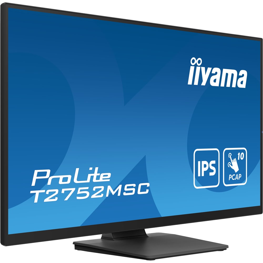 Monitor  LED IPS IIYAMA ProLite T2752MSC-B1, 27", Touch, Full HD, 60Hz, negru