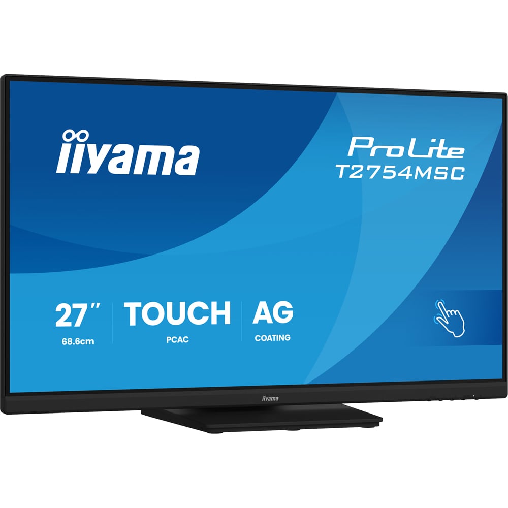 Monitor LED IPS IIYAMA ProLite T2754MSC-B2AG, 27", Touch, Full HD, 83Hz, negru