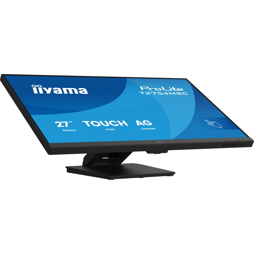 Monitor LED IPS IIYAMA ProLite T2754MSC-B2AG, 27", Touch, Full HD, 83Hz, negru