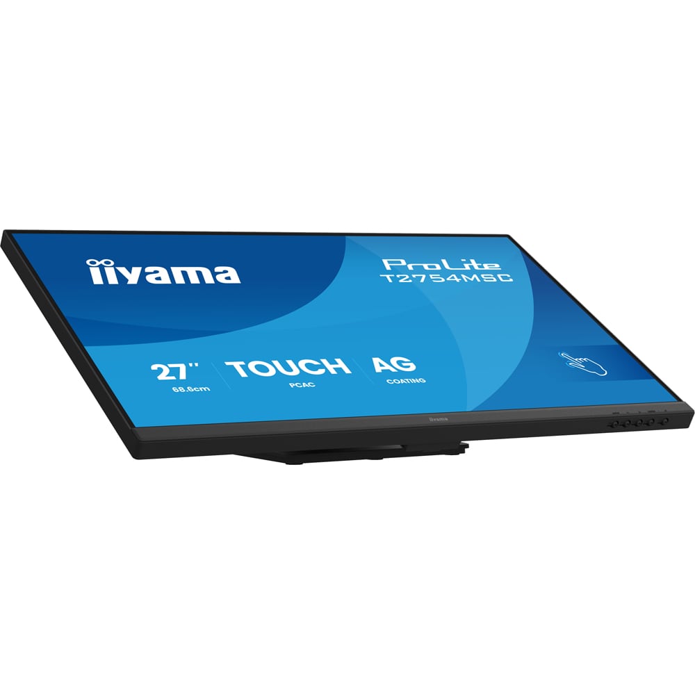 Monitor LED IPS IIYAMA ProLite T2754MSC-B2AG, 27", Touch, Full HD, 83Hz, negru