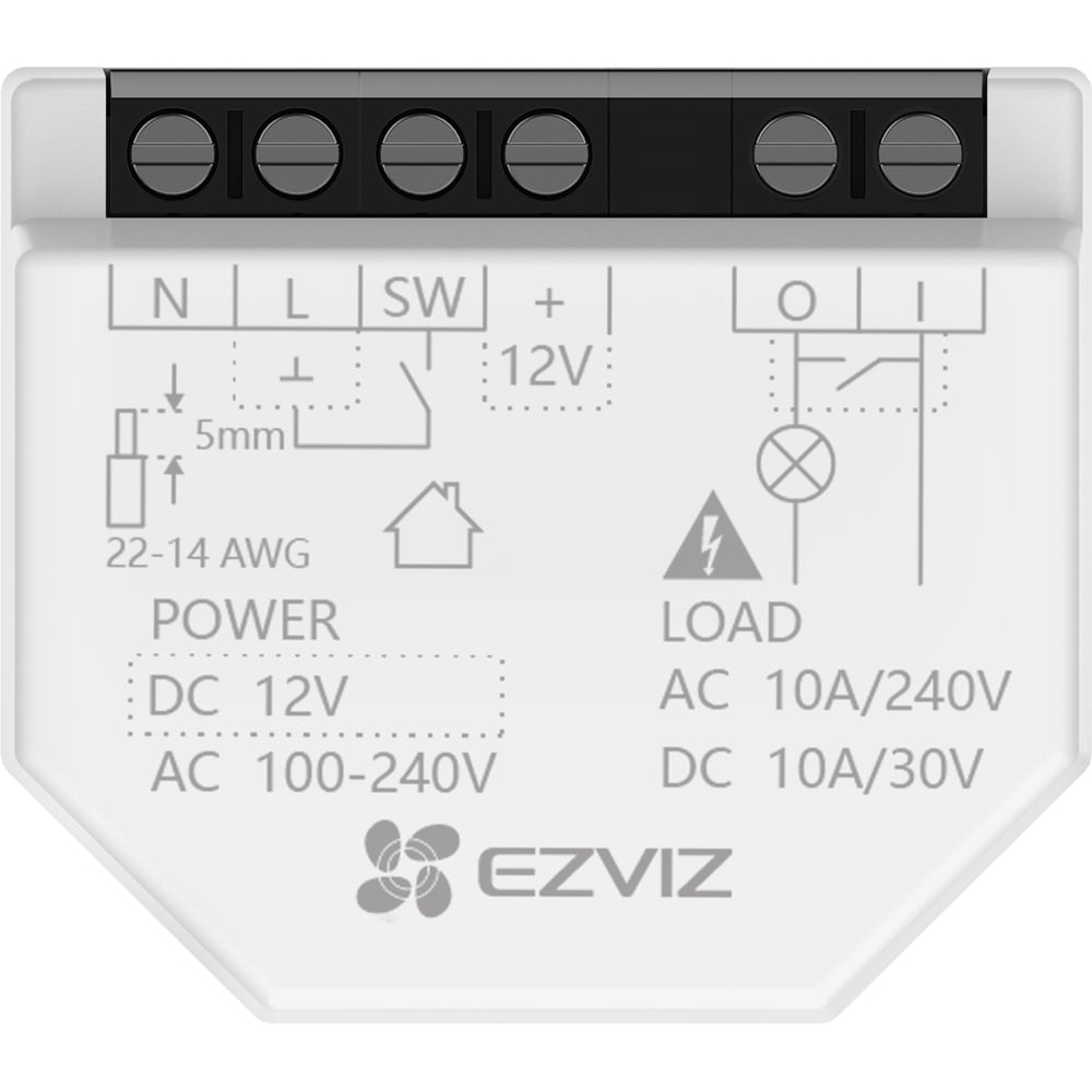 Releu Wireless EZVIZ T35WD, Wi-Fi 6, alb