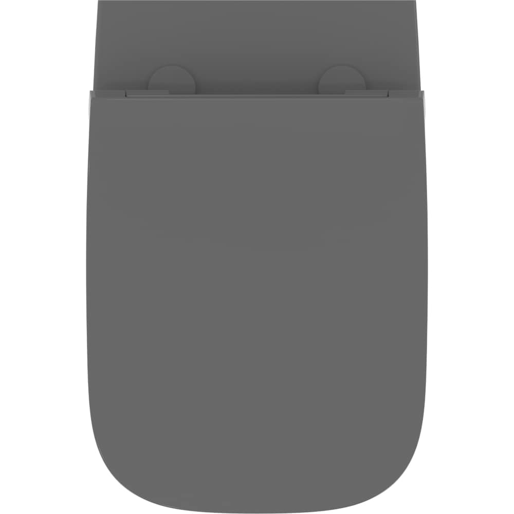 Vas WC IDEAL STANDARD I.Life B T461458 gri, ceramica, evacuare orizontala, 35.5 x 54 x 33.5 cm, gri lucios