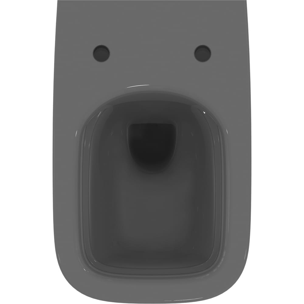 Vas WC IDEAL STANDARD I.Life B T461458 gri, ceramica, evacuare orizontala, 35.5 x 54 x 33.5 cm, gri lucios