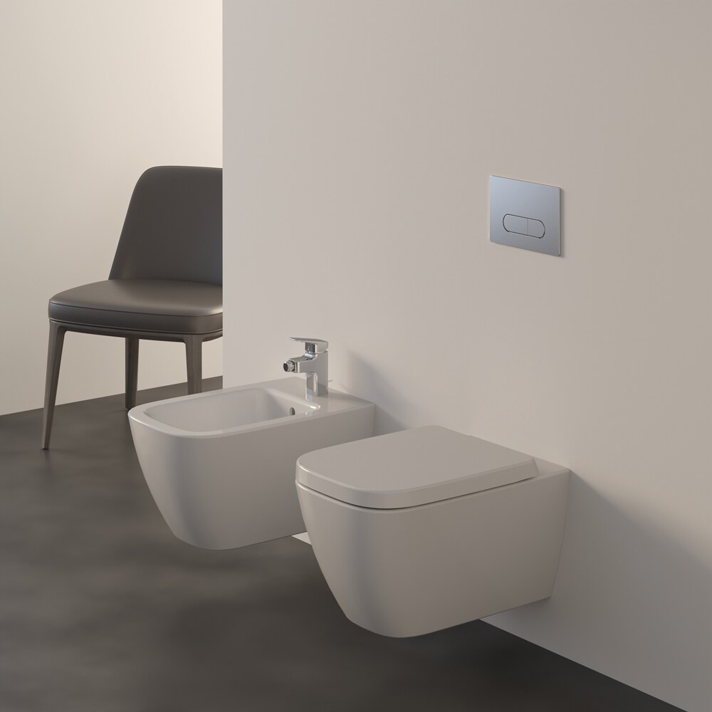 Bideu suspendat IDEAL STANDARD I.Life B T461501, ceramica, 35.5 x 54 x 30 cm, alb