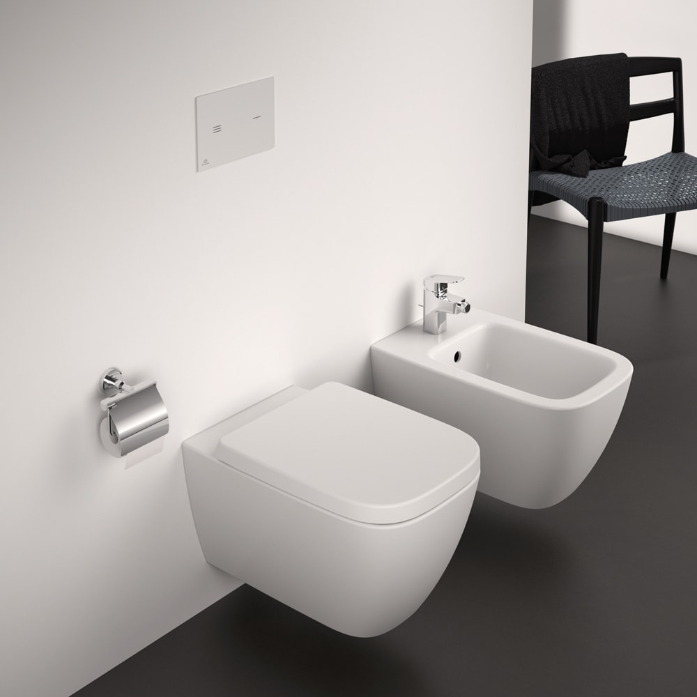Bideu suspendat IDEAL STANDARD I.Life B T461501, ceramica, 35.5 x 54 x 30 cm, alb