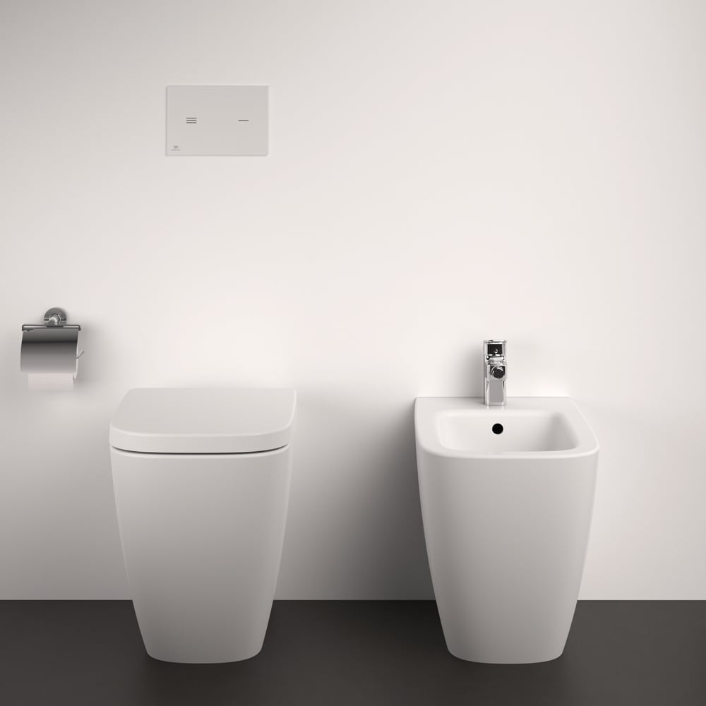 Bideu stativ IDEAL STANDARD I.Life B T461701, ceramica, 35.5 x 54 x 40 cm, alb