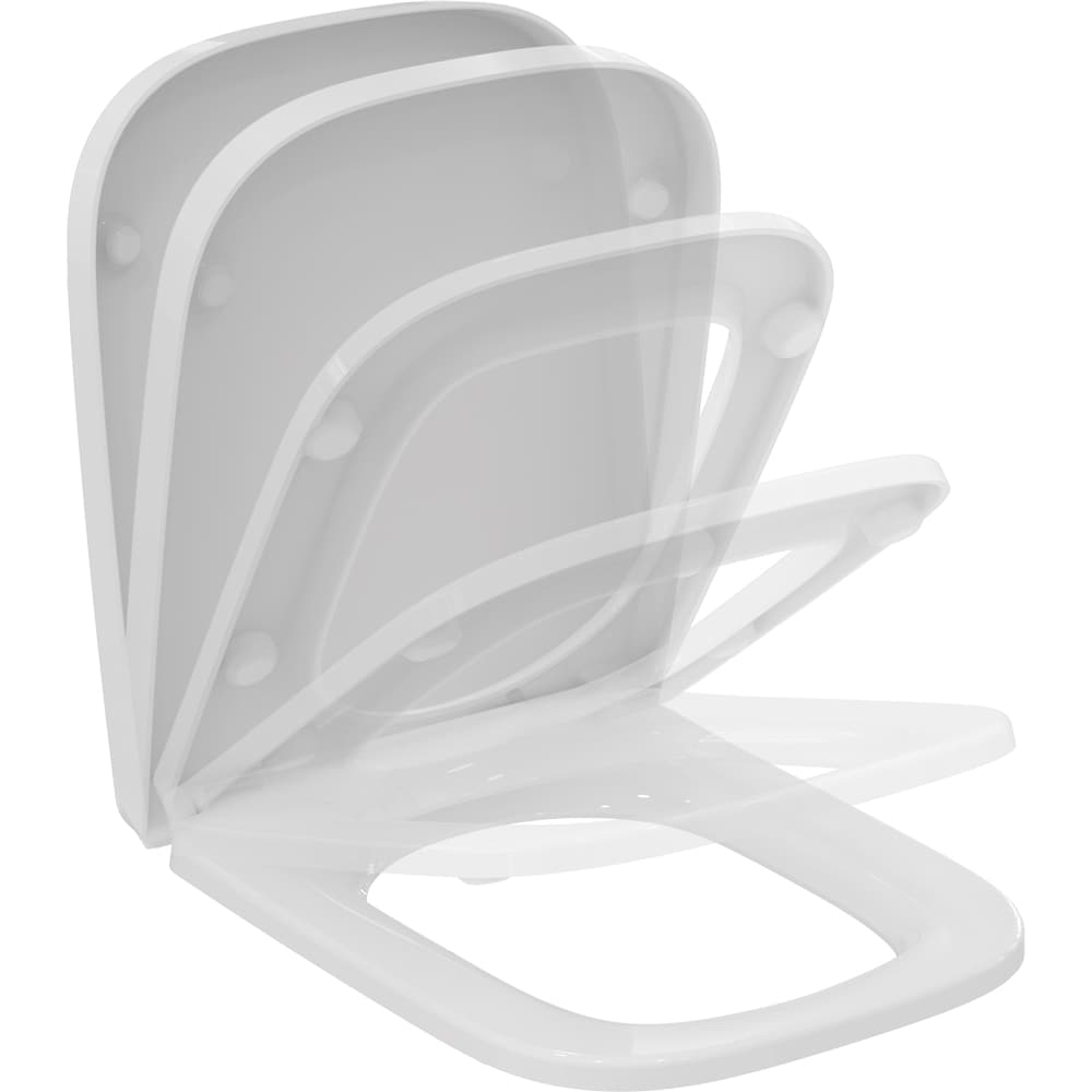 Capac WC IDEAL STANDARD I.Life B T468301, inchidere lenta, duroplast, alb