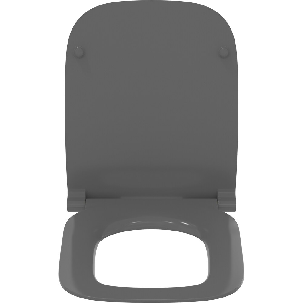 Capac WC IDEAL STANDARD I.Life B T500358, inchidere lenta, duroplast, grafit lucios