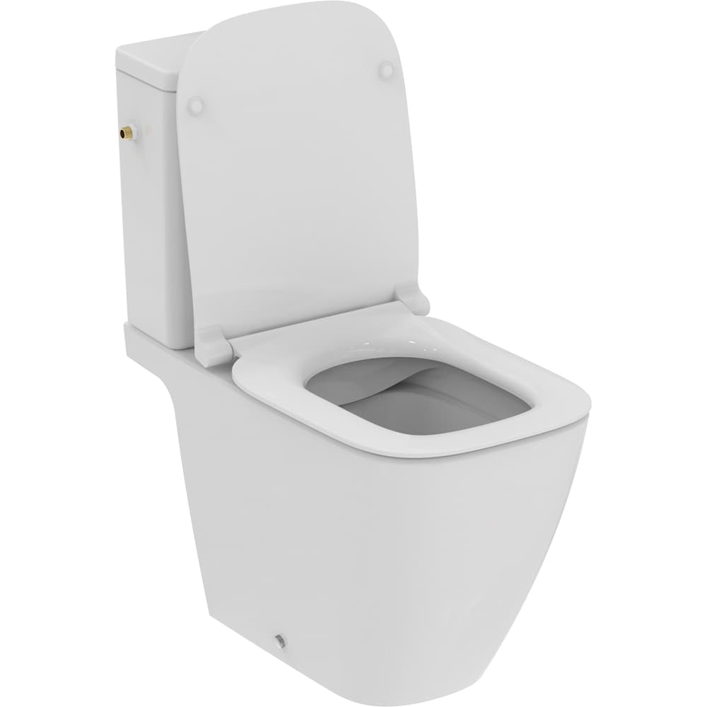 Set vas WC IDEAL STANDARD I.Life B T534801, ceramica, evacuare orizontala, rezervor 3/6l, capac SoftClose, alb