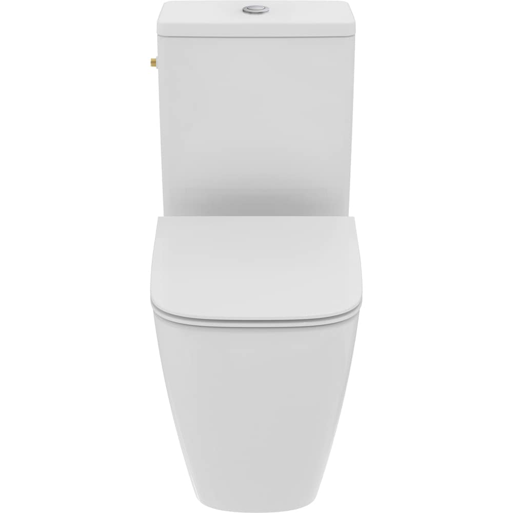 Set vas WC IDEAL STANDARD I.Life B T534801, ceramica, evacuare orizontala, rezervor 3/6l, capac SoftClose, alb
