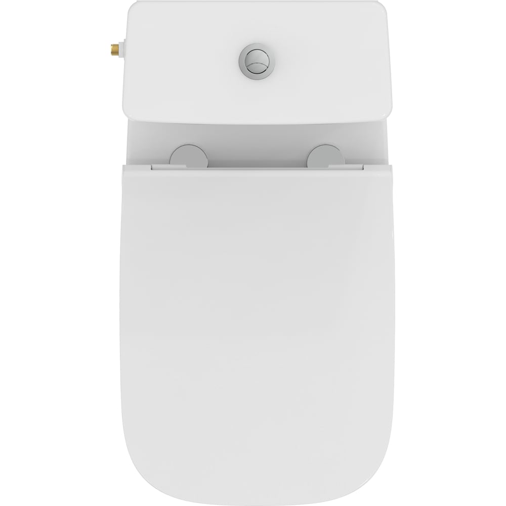 Set vas WC IDEAL STANDARD I.Life B T534801, ceramica, evacuare orizontala, rezervor 3/6l, capac SoftClose, alb