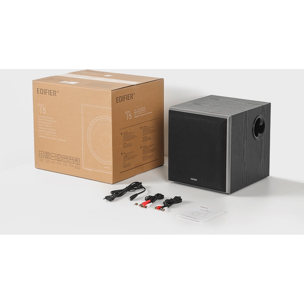 Subwoofer EDIFIER T5-BK, 70W, Bluetooth, negru