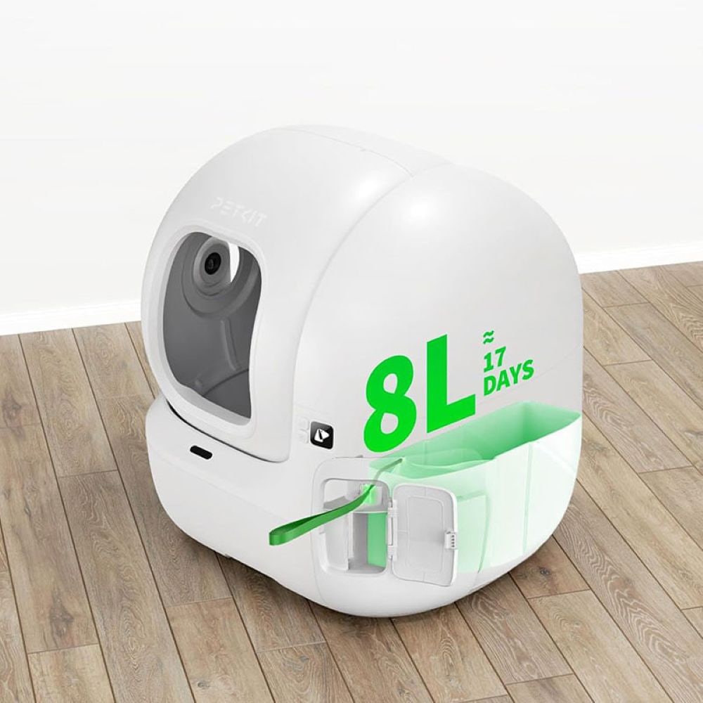 Litiera acoperita PETKIT Pura Max Pro, Smart, ABS, 69 x 65 x 56 cm, alb