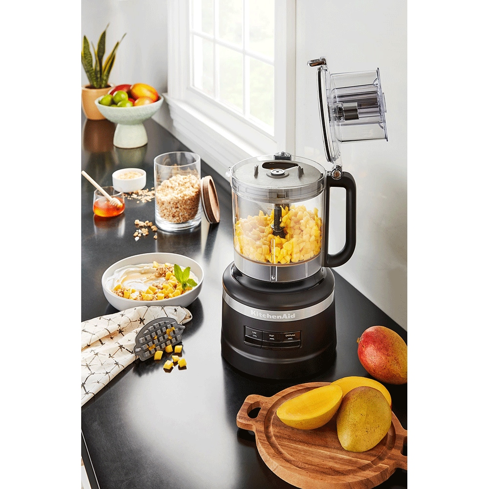 Robot de bucatarie KITCHENAID 5KFP1319EBM, 3.1l, 400W, 3 trepte de viteza, negru-argintiu