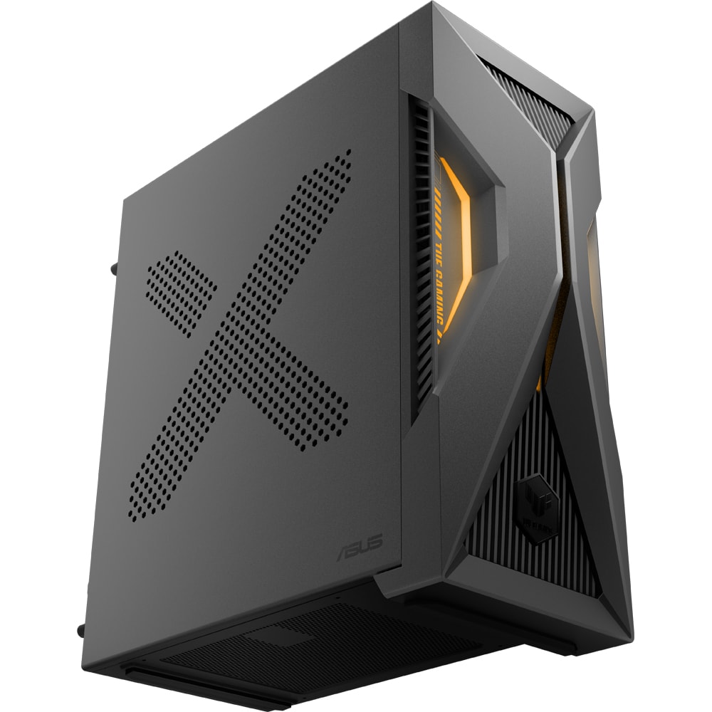 Sistem Desktop Gaming ASUS TUF T700 Mini T700MF-05225F0380, Intel Core Ultra 5 225F pana la 4.9GHz, 16GB, SSD 1TB, NVIDIA GeForce RTX 5060 DUAL, Free DOS