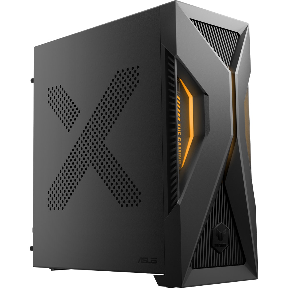 Sistem Desktop Gaming ASUS TUF T700 Mini T700MF-05225F0380, Intel Core Ultra 5 225F pana la 4.9GHz, 16GB, SSD 1TB, NVIDIA GeForce RTX 5060 DUAL, Free DOS