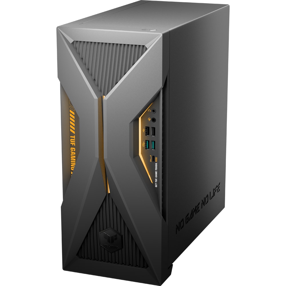 Sistem Desktop Gaming ASUS TUF T700 Mini T700MF-05225F0380, Intel Core Ultra 5 225F pana la 4.9GHz, 16GB, SSD 1TB, NVIDIA GeForce RTX 5060 DUAL, Free DOS
