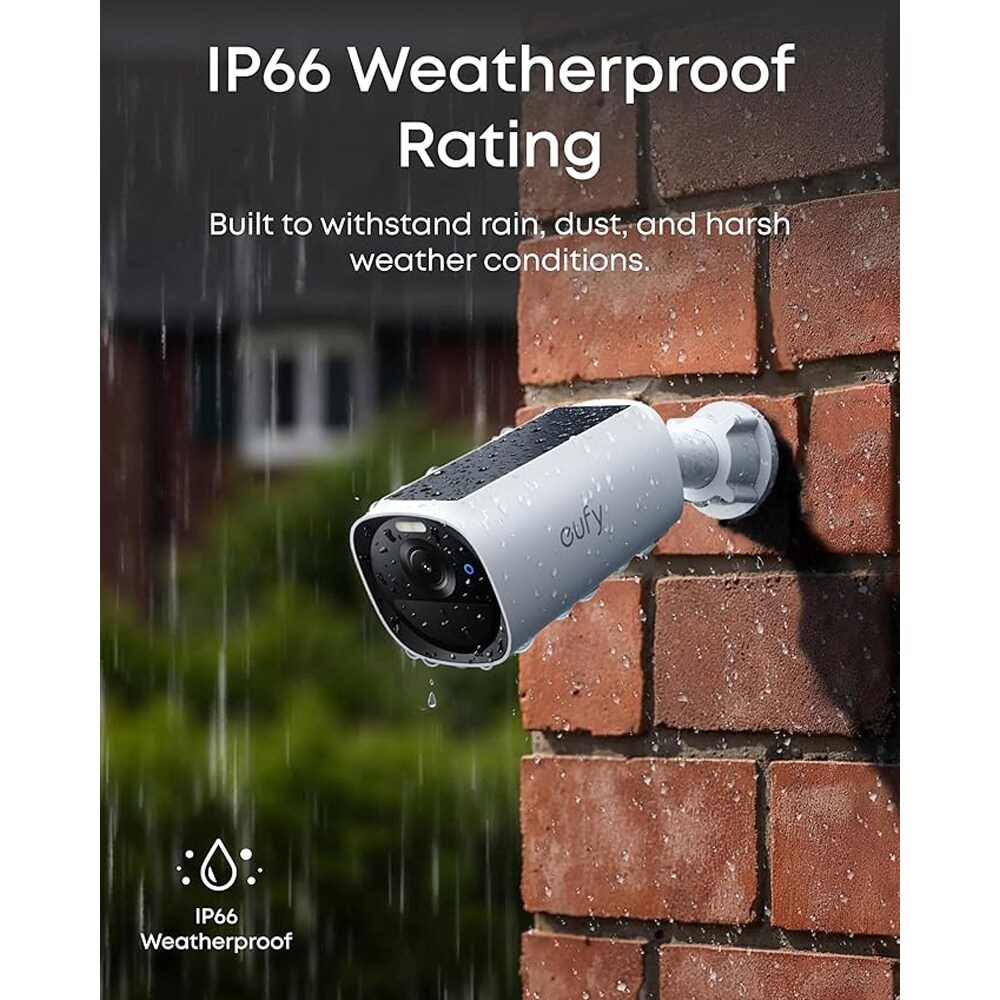 Camera IP Wireless EUFY eufyCam E40, 2K QHD, IR, NightVision, alb