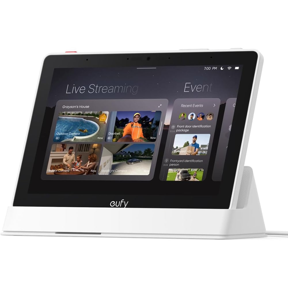 Ecran smart sonerie EUFY E10, IPS HD, 7inch, 60m, negru