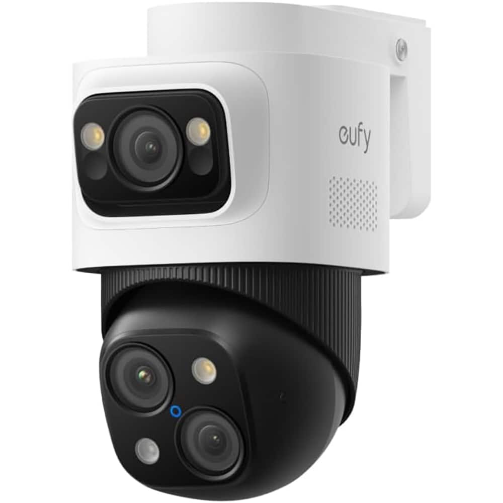 Camera IP exterior EUFY Bullet PTZ S4, 2160p, IR, Night Vision, alb