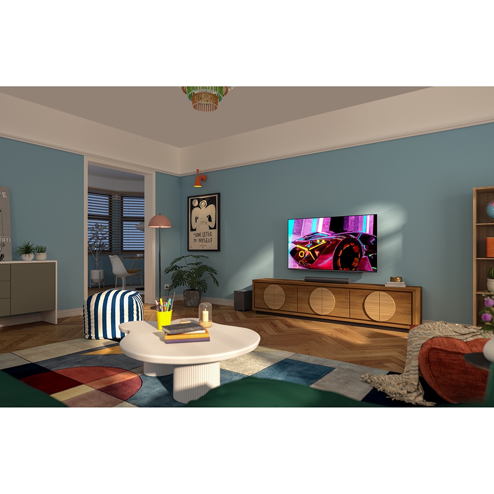 Soundbar PHILIPS TAB6100/10, 2.1, 400W, Bluetooth, Subwoofer Wireless, Dolby Atmos, negru