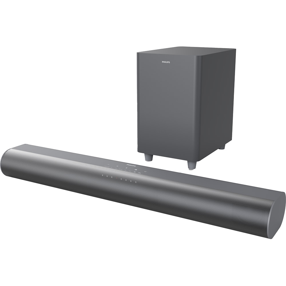 Soundbar PHILIPS TAB6100/10, 2.1, 400W, Bluetooth, Subwoofer Wireless, Dolby Atmos, negru