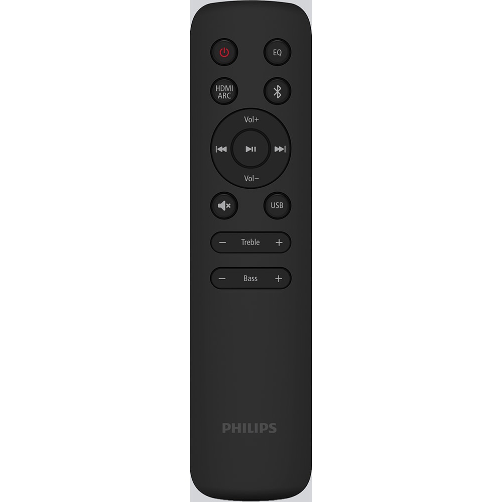 Soundbar PHILIPS TAB6100/10, 2.1, 400W, Bluetooth, Subwoofer Wireless, Dolby Atmos, negru
