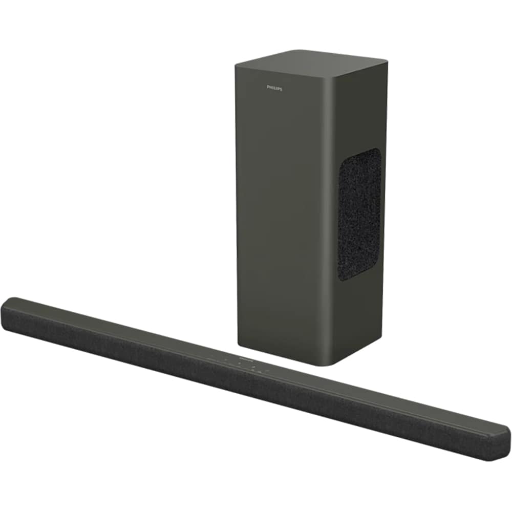 Soundbar PHILIPS TAB8200/10, 2.1, 320W, Bluetooth, Subwoofer Wireless, Dolby Atmos, negru
