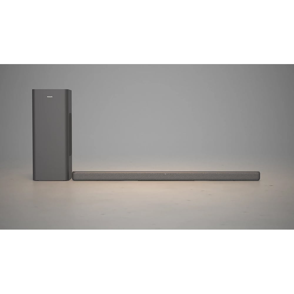 Soundbar PHILIPS TAB8200/10, 2.1, 320W, Bluetooth, Subwoofer Wireless, Dolby Atmos, negru