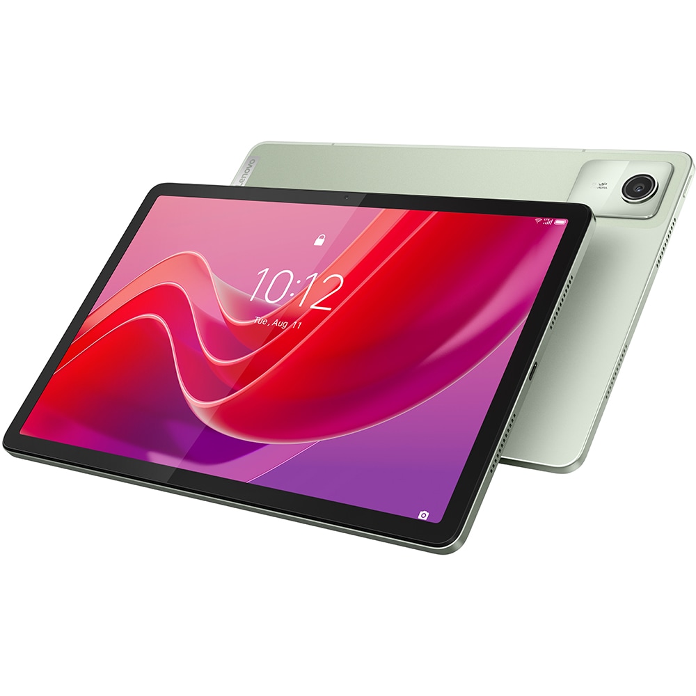 Tableta LENOVO Tab M11, 11", 8GB RAM, 128GB, Wi-Fi + 4G, Seafoam Green, Folio case + Lenovo Tab Pen