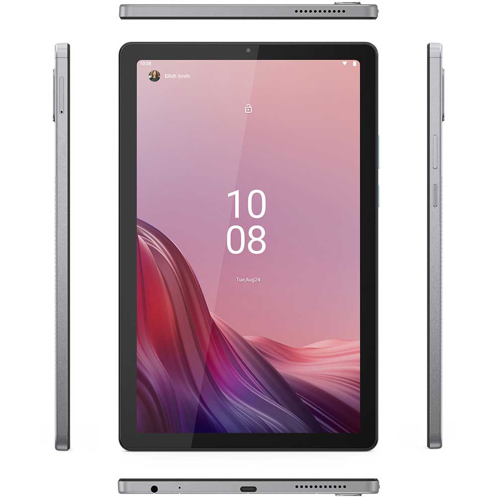 Tableta LENOVO Tab M9, 9", 3GB RAM, 32GB, Wi-Fi + 4G, Arctic Grey, Folio case + Screen protection