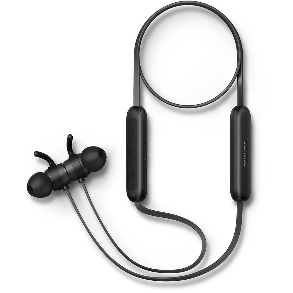 Casti PHILIPS TAE1209BK/00, Bluetooth, In-ear, Microfon, negru