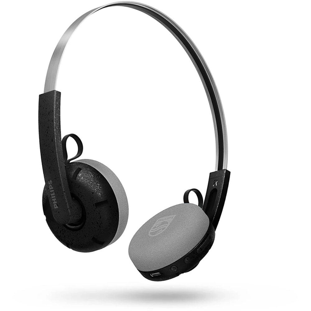 Casti PHILIPS TAH2000BK/00, Bluetooth, On-Ear, Microfon, negru