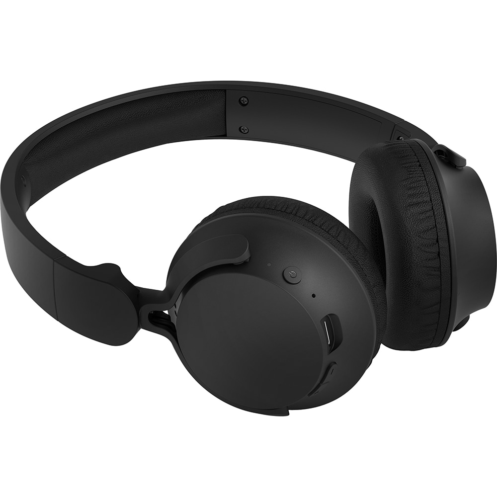 Casti PHILIPS TAH4000BK/00, Bluetooth, On-Ear, Microfon, negru