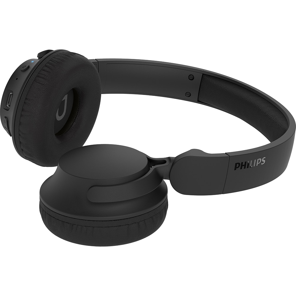 Casti PHILIPS TAH4000BK/00, Bluetooth, On-Ear, Microfon, negru