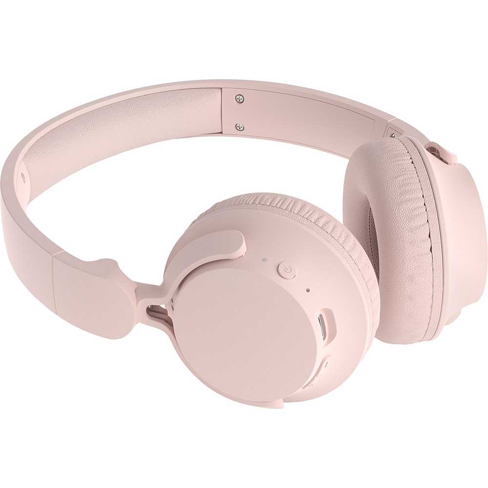 Casti PHILIPS TAH4000PK/00, Bluetooth, On-Ear, Microfon, roz