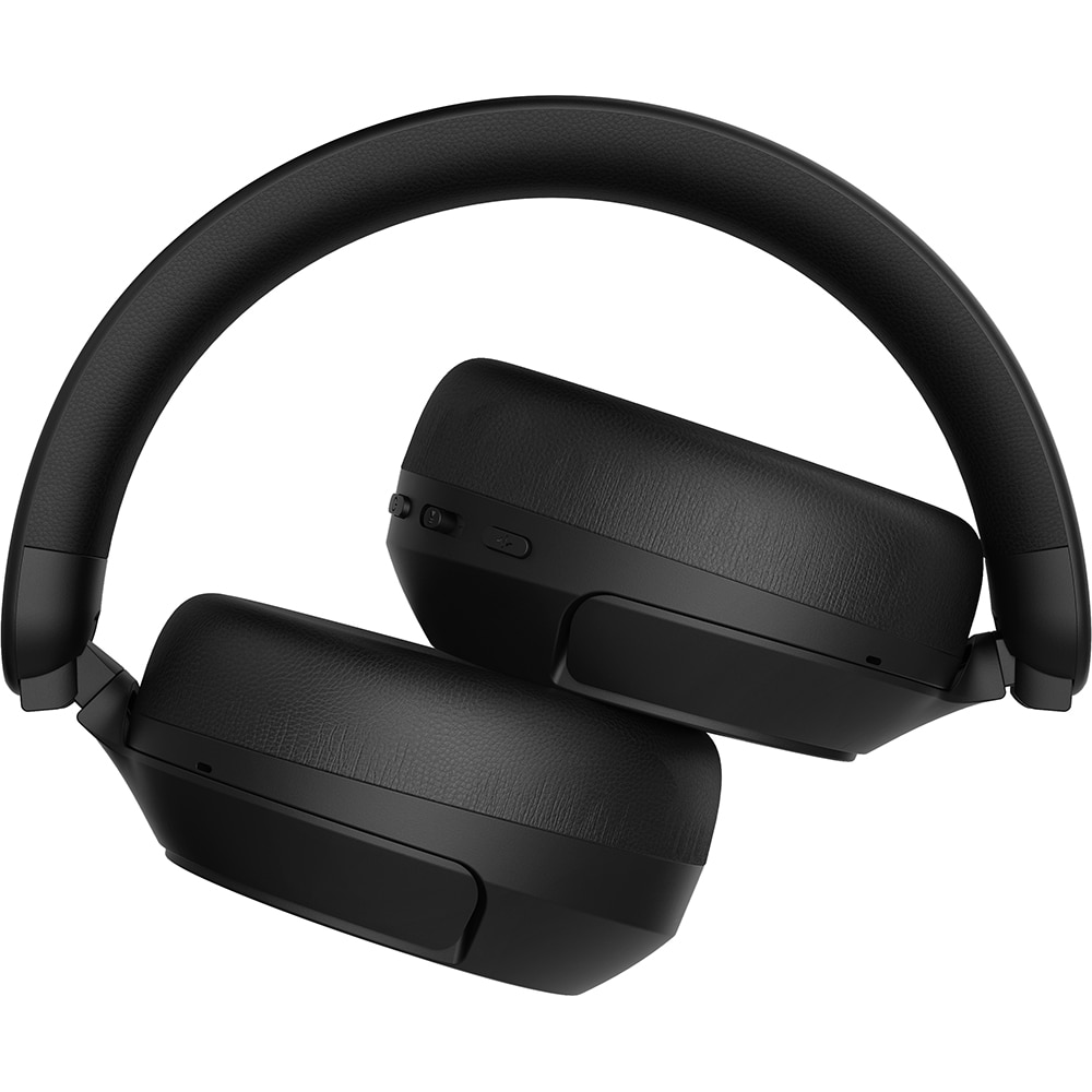 Casti PHILIPS TAH6000BK/00, Bluetooth, Over-Ear, ANC, Hi-Res, Microfon, negru