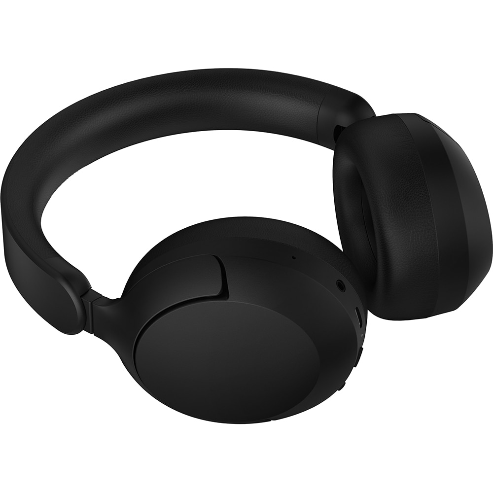 Casti PHILIPS TAH6000BK/00, Bluetooth, Over-Ear, ANC, Hi-Res, Microfon, negru