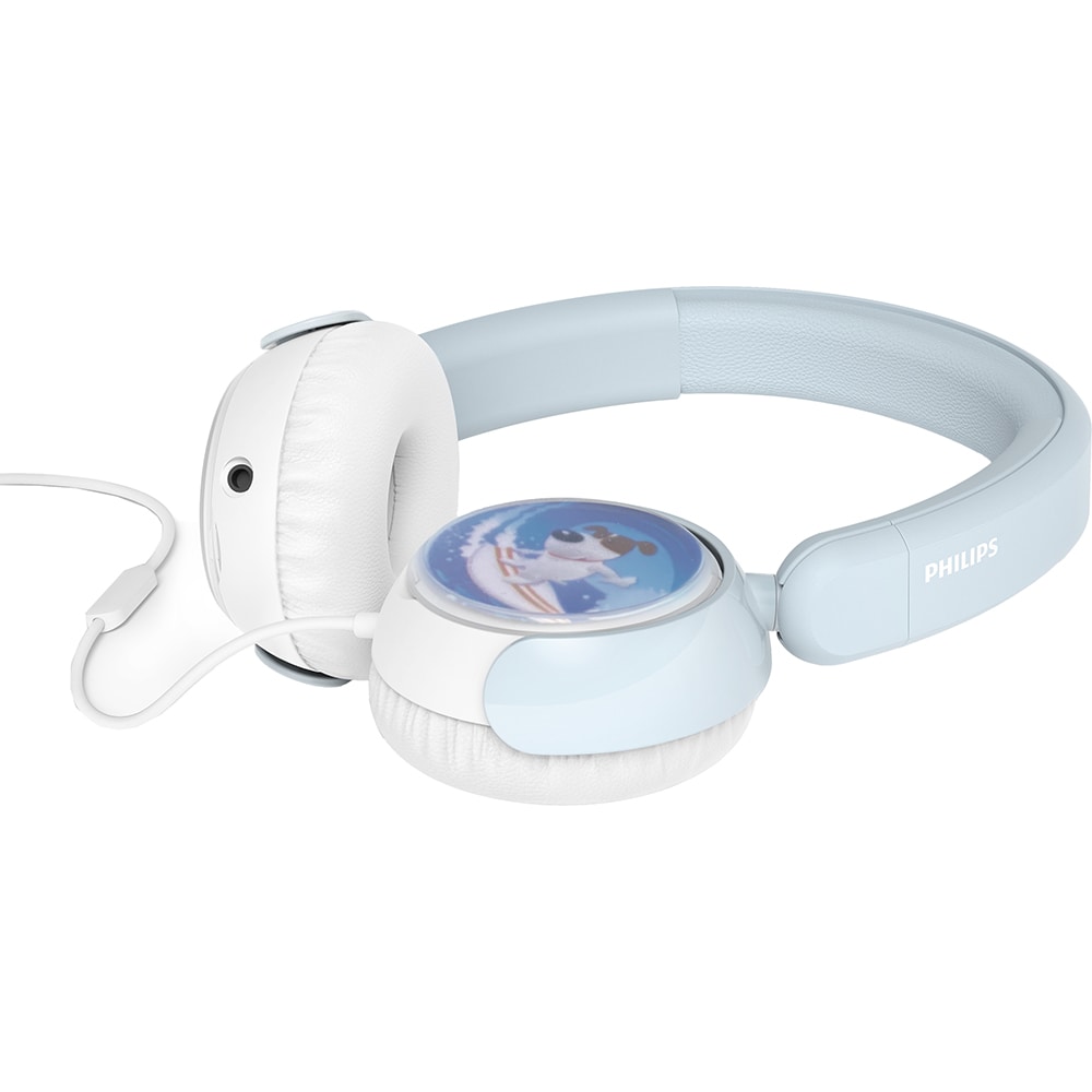 Casti PHILIPS TAK2000BL/00, Cu fir, On-Ear, albastru