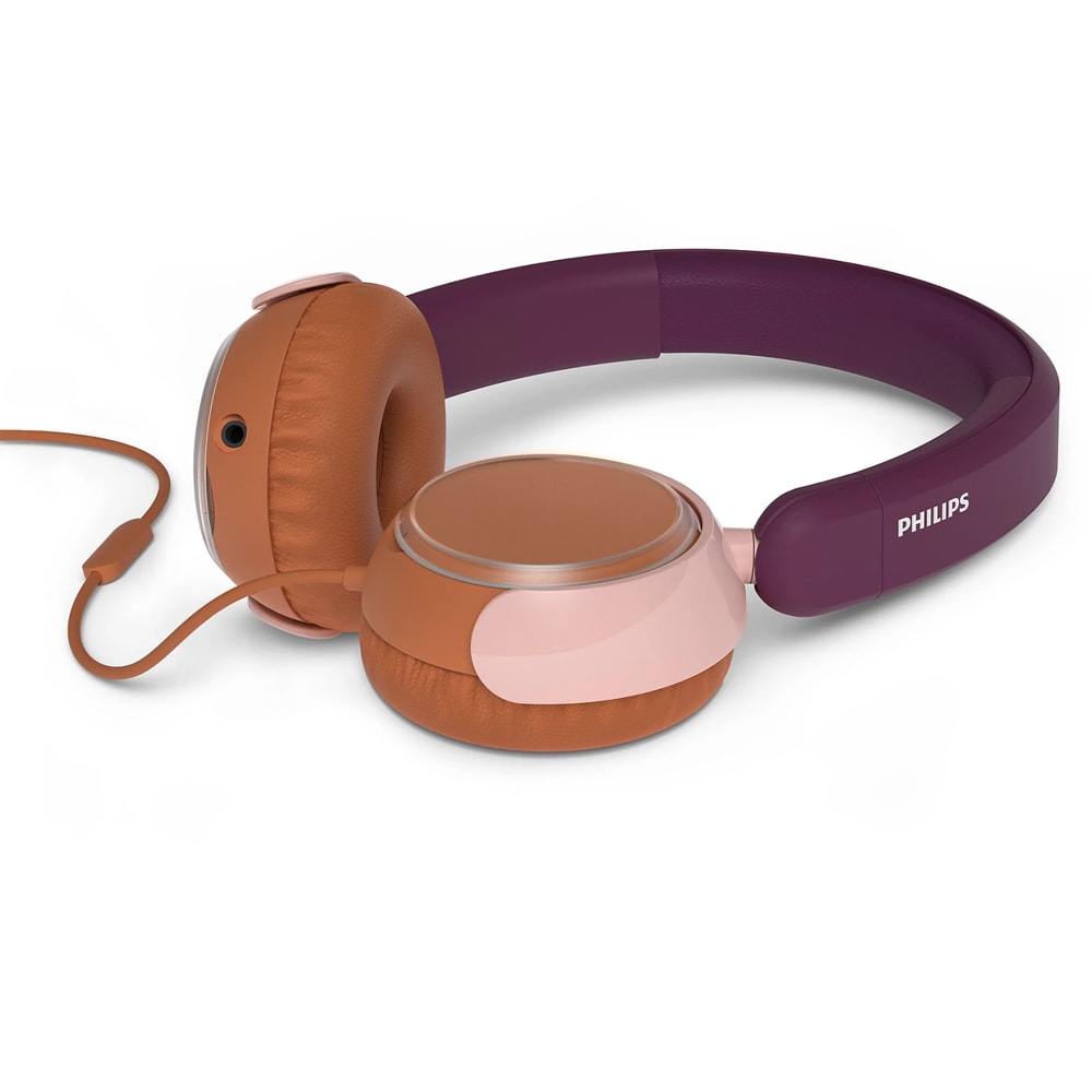 Casti pentru copii PHILIPS TAK2000MP/00, Cu fir, On-Ear, Magenta Purple