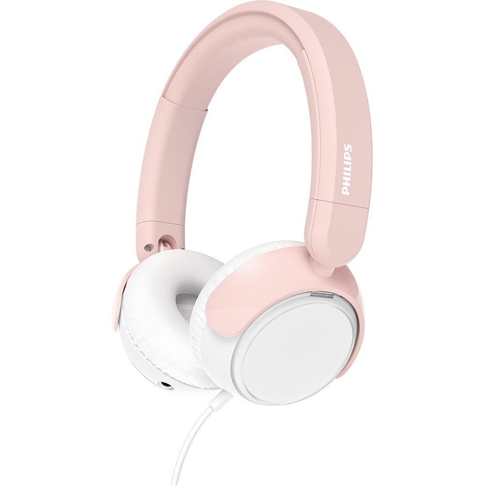Casti PHILIPS TAK2000PK/00, Cu fir, On-Ear, roz