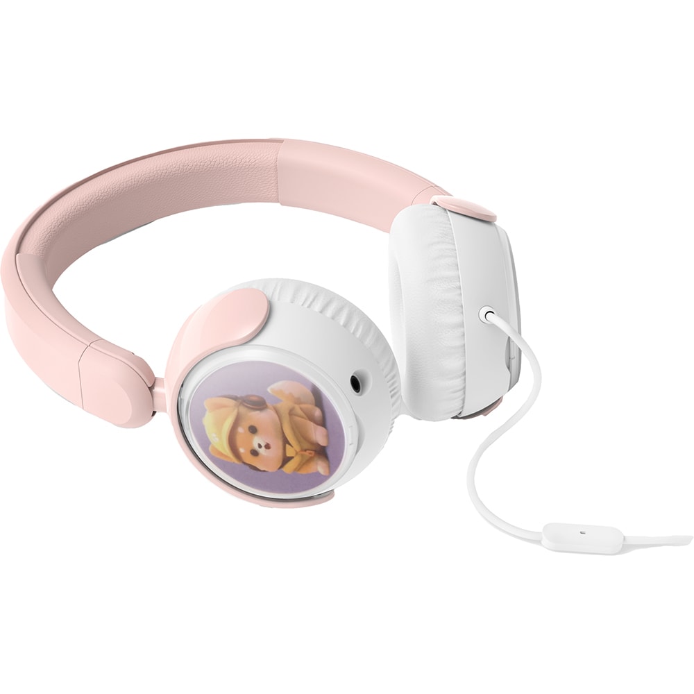 Casti PHILIPS TAK2000PK/00, Cu fir, On-Ear, roz