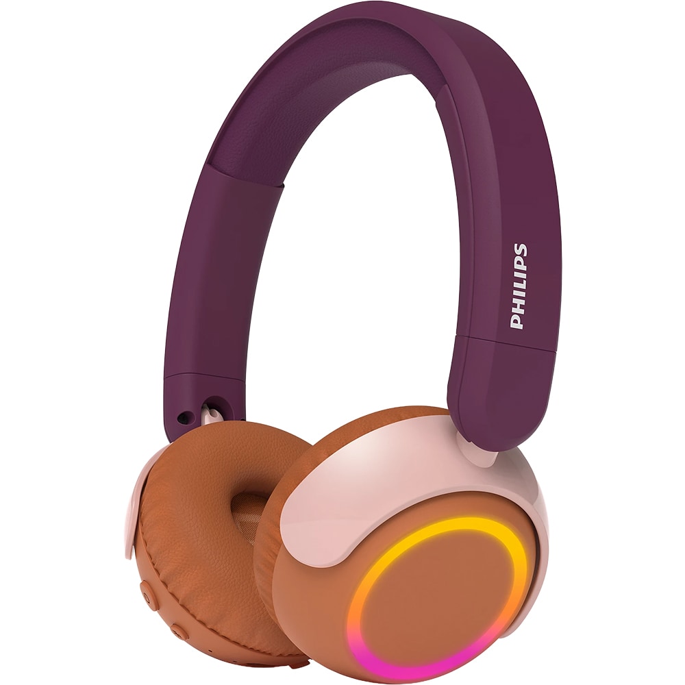 Casti pentru copii PHILIPS TAK4200MP/00, Bluetooth, On-Ear, Microfon, Magenta Purple