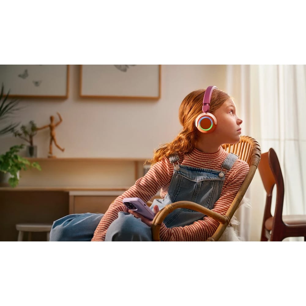 Casti pentru copii PHILIPS TAK4200MP/00, Bluetooth, On-Ear, Microfon, Magenta Purple
