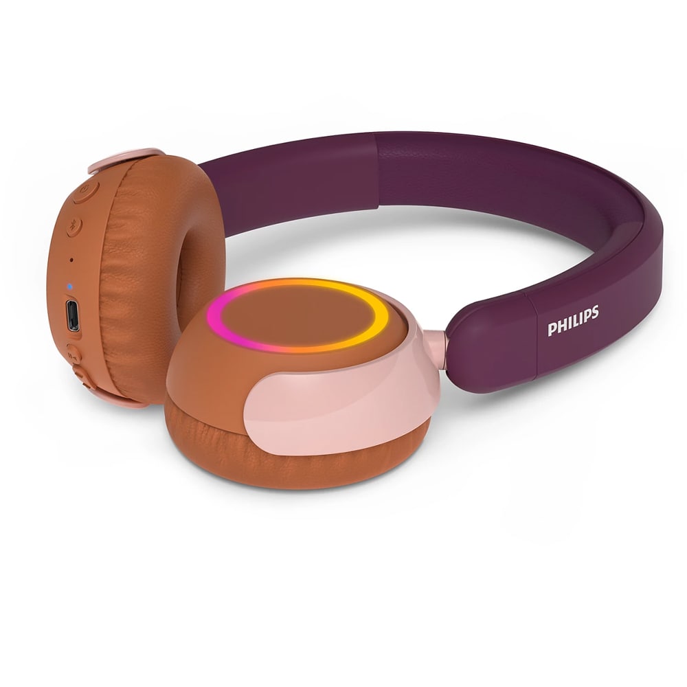 Casti pentru copii PHILIPS TAK4200MP/00, Bluetooth, On-Ear, Microfon, Magenta Purple