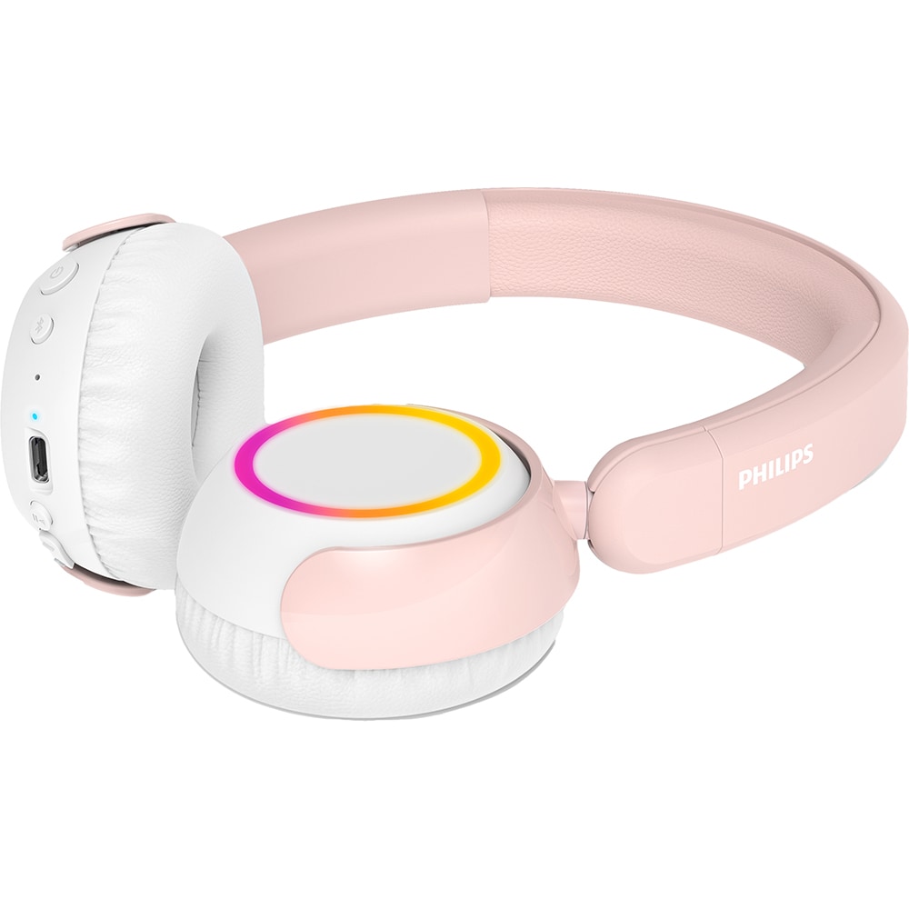 Casti PHILIPS TAK4200PK/00, Bluetooth, On-Ear, Microfon, roz