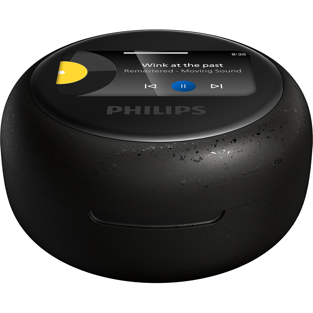 Casti PHILIPS TAMS3BK/00, True Wireless, Bluetooth, In-ear, ANC, Microfon, negru