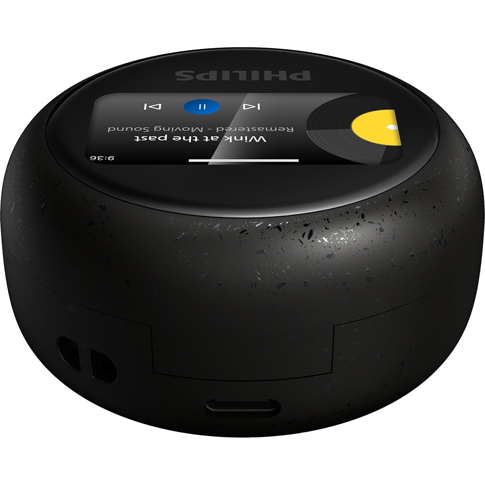 Casti PHILIPS TAMS3BK/00, True Wireless, Bluetooth, In-ear, ANC, Microfon, negru