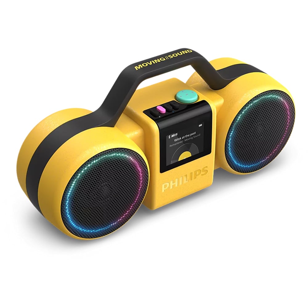 Boxa portabila PHILIPS The Roller, Bluetooth, 60W RMS (120W PMPO), IP67, galben